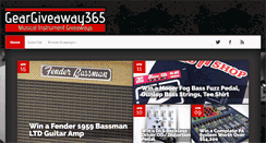 Desktop Screenshot of geargiveaway365.com